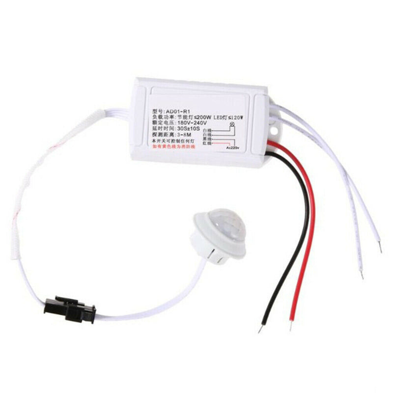220V IR Infrared Body Sensor Module Intelligent Light Motion Sensing Switch