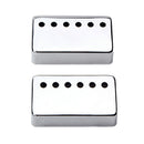 2 Pieces Metal Semi Sealed Humbucker Pickup Covers DIY Parts Accessory