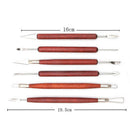 6Pcs Clay Sculpting Set Kit Wax Clay Carving Tools Shaping Polymer ModelingB Hn