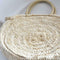 Simple Women Straw Big Round Handbag Tote Girl Circle Casual Beach Wristlet