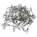 50 Pieces Fast Connecting Clips Fishing  Clips Swivels Connector 26mm