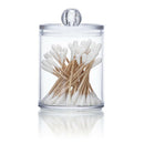 Two-Layer Acrylic Organizer Plastic Transparent Round Portable Container St L2C3