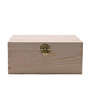 Wooden Box Retro with Lock Desktop Storage Finishing Student Gift Packaging