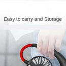 2pcs Mini Lazy Fan USB Dual Cooling Neck Hanging Cooler for Fitness Running Home