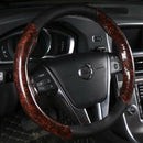 Wood grain steering wheel cover PU leather steering wheel cover, all seasonSEAU