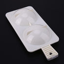 1pc 2 Slot Portable Plastic Egg Poacher Microwave Oven Breakfast Accessory