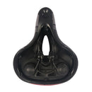 Hollowed Design Bicycle Saddle PU Leather Shock Absorption Thickened Base