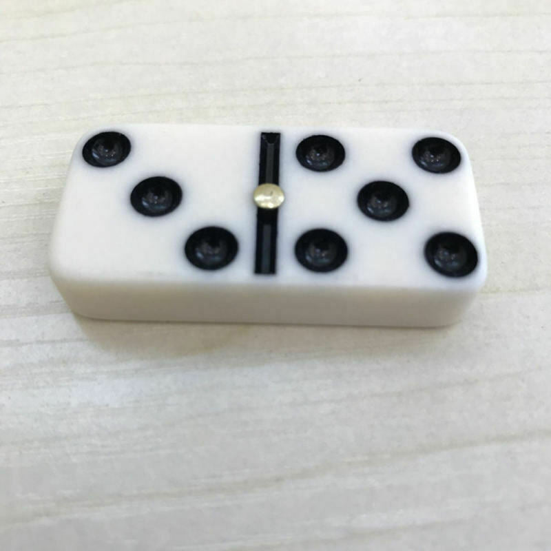 Double  Dominoes  Smooth Edge Highly Polished Tile Color Package Play To KKD