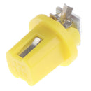 10x Car T5 B8.5D 5050 Dashboard Instrument Speed LED Light Bulb Lamp 12V Yello3C