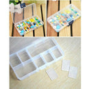 10 Slot Jewelry Rings Adjustable Tool Box Case Craft Organizer Storage Bead A