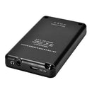 Portable Dual Band AM/FM Pocket Radio Digital Display Mini Radio (Black)
