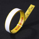 Stainless Steel Miter Track Tape Self Adhesive Metric Scale Ruler (Yellow) A