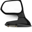 Car Square Side View Flat Mirror Black Wide Angle Rear Mirrors Side Rear Vi