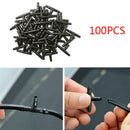 100x Plastic Tee joint Hoses Coupling Connector Irrigation Drip System 4mm/7mm