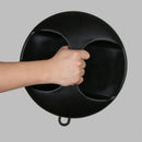 Black Hairdressing Hand Mirror Professional Handheld Salon Barbers Large Round