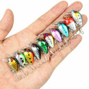 10Pcs Mixed Fishing Lures Kinds Of Minnow Fish Bass Tackle Hooks Baits Crankbait