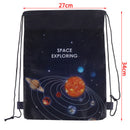 Space Exploring Drawstring Bag Travel Storage Bag Backpacks Kids Birthday Gi Gw