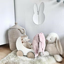Shatterproof Child-safe Acrylic Rabbit Mirror Bedroom Bathroom Mirror S