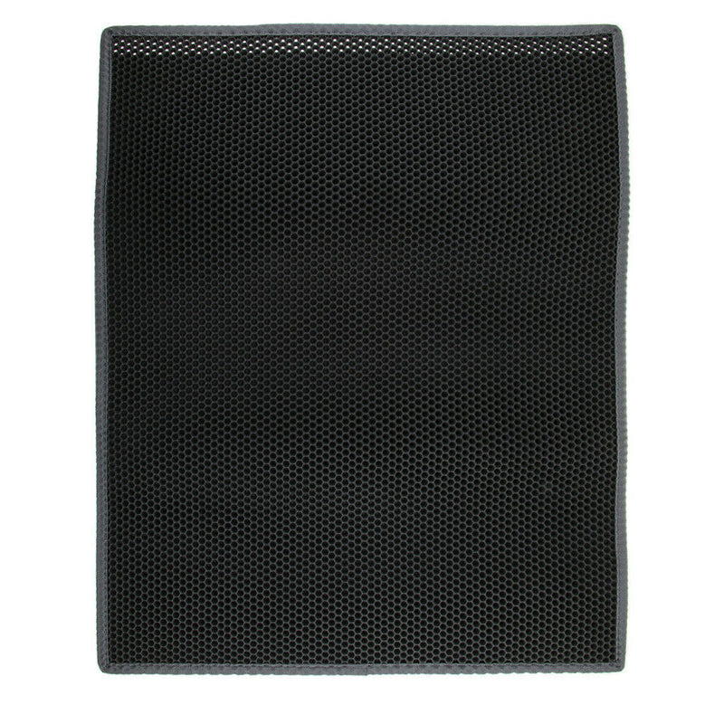 Cat Anti-Tracking Litter Mat Pad Cat Feeding Mat Floor Protection Gray