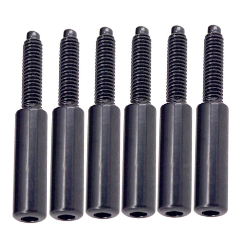 6 Hexagon Screws For Electric Guitar Tremolo Bridge (black)
