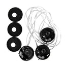 3 x Black Wire Lead CR 2032 Button Battery Button Battery Holder Case