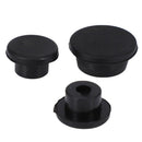 3X(3X Rubber Removable Plug Set for Jeep Wrangler JK 2007-2018 Tailgate Tra
