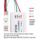SP105E Wireless Bluetooth Controller APP WS2811 WS2812B WS2801 SK6812 APA10 Y1L6