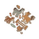 Horse Silicone Stamps Cutting Dies Stencil DIY Scrapbooking Album Decor