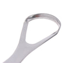 Tongue Scraper Stainless Steel Oral Cleaner Medical Mouth BrushSiliconeHandle3C