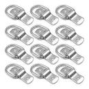 12 Pack D-Ring Tie Downs, 1/4 Inch D-Rings Anchor Lashing Ring For Loads On Q4N1