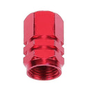 4pcs/Set Red Wheel Tyre Tire Valve Stems Air Dust Cover Screw Caps for Car T A
