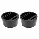 2x  Car Water Cup Slot Organizer Coin Card Storage Box ABS Multi-functional Auto