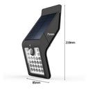 Solar PIR Motion Sensor 24LED Wall Light Waterproof Outdoor Garden Lamp
