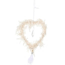 Christmas Tree Pendant Cute Plush Home Festival Ornaments (Heart Apricot) A