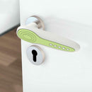 Silicone Anti Collision Door Handle Protector Baby Home Safety Decor (Green A