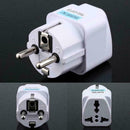 Portable CA UK US AU to EU European Power Socket Plug Travel Converter Adap Z0B9