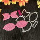 Delicate Bows Framed Metal Cutting Dies For DIYScrapbooking Paper Cards Craft M&