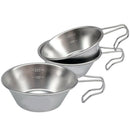 1Pc Stainless Steel Bowl Portable Camping Cookware Outdoor Mini Cup Tablewa