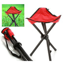 Outdoor Portable Tripod Camping Sports Stool Foldable Chair Seat Made of Steel