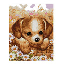 Needlework Kit 14CT Stamped Cross Stitch DIY Art Artwork Craft (DA397 Dog)