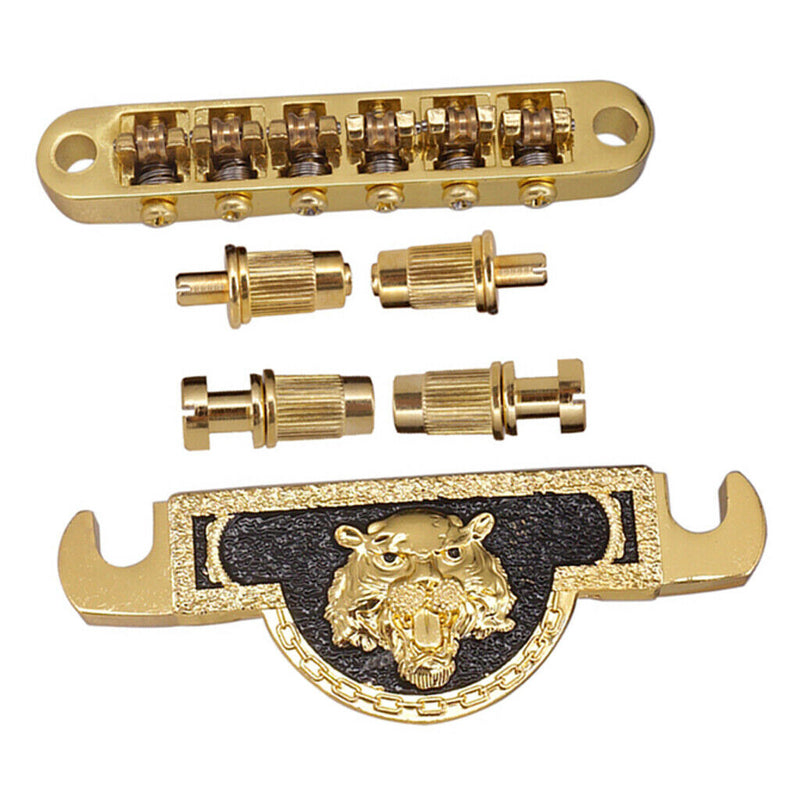 1 Set Zinc Alloy Bridge & Tailpiece for Gibson Les Paul Guitar Replacements,