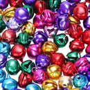 100x Accessories 10mm Jingle Bells Assorted Colours U4L3