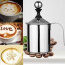 Coffee Latte Hot Chocolate Milk Frother Whisk Frothy Blend Mixer Whisker 400ml