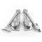 2pcs Hydraulic Randomly Stop Hinges Kitchen Cabinet Door Adjustable Hinge