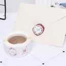 2 Rolls flowers thank you stickers scrapbooking packaging seal labels sticke Gw