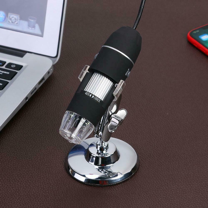 40 to 1000x Magnification Endoscope 8 LED USB 2.0 Digital Microscope Magnifier