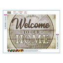 4 Pack Bless Our Home DIY 5D Diamond Painting Full Drill Cross Stitch Decor