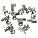 10pcs 20mm Metal Money Clip Letter Binder Grip Clips Bulldog Paper Clamp Tool