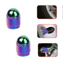 4x Aluminum Bullet Style Tire Rim Valve Wheel Air Port Cover Stem Cap Accessory