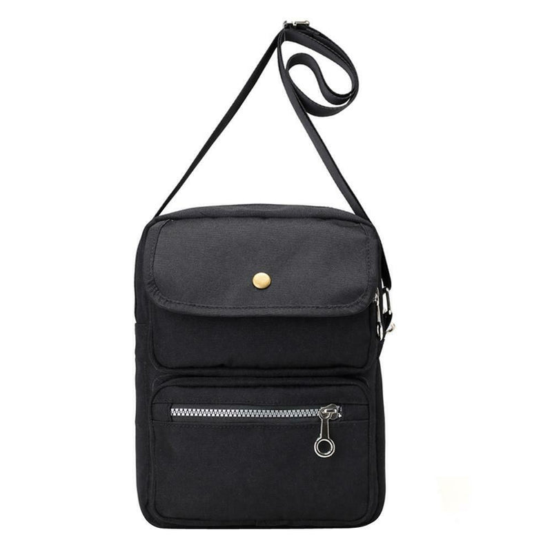 Women Messenger Bag Nylon Shoulder Bag Travel Casual Crossbody Bags/Black A